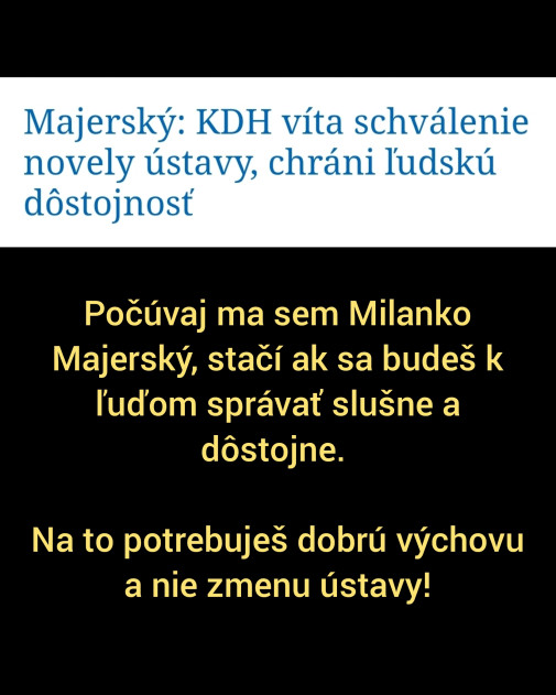 Milan a Ústava